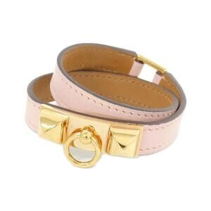 HERMES Pink Charm Bracelet